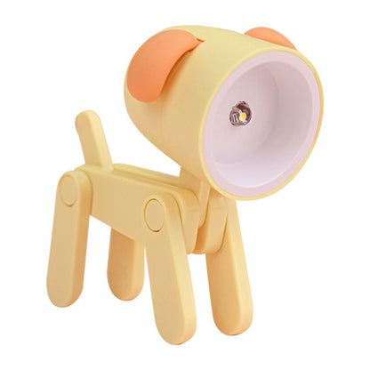 Mini Luminária LED Dobrável Infantil – Cachorrinho/Veado, Luz Quente