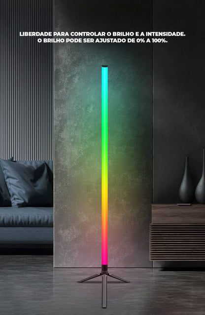 Bastão de Luz de LED RGB Recarregável com Controle Remoto – Super Brilho e Múltiplos Modos