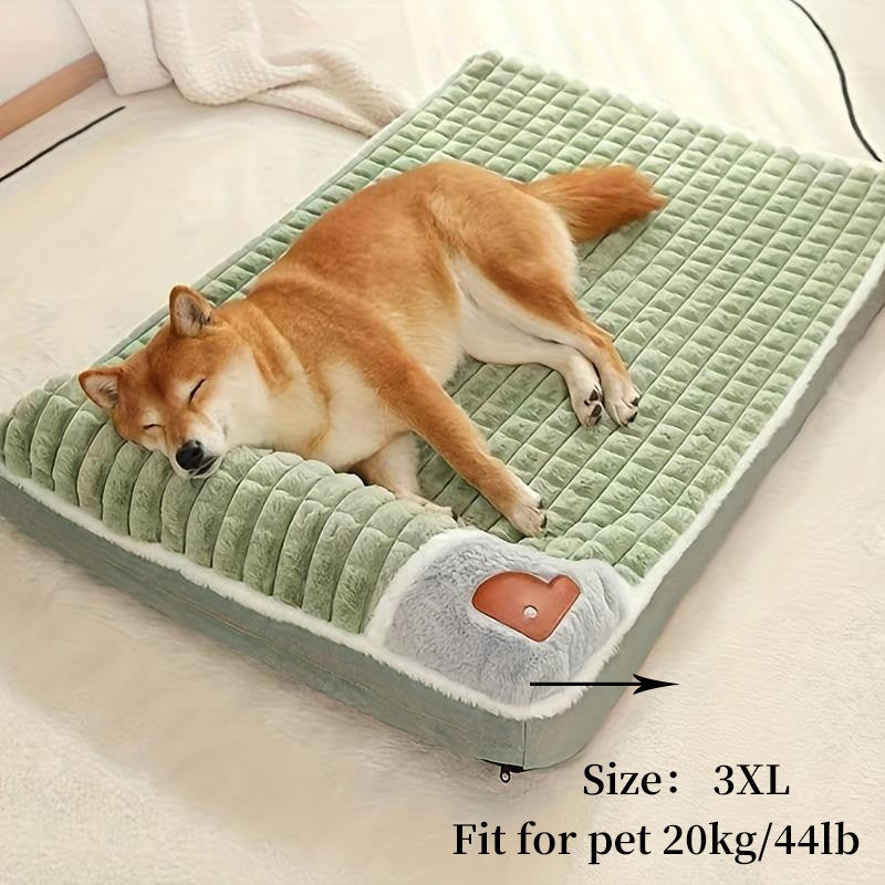 Cama para Pet Grande Inverno Quente – Colchão Pet Removível e Lavável
