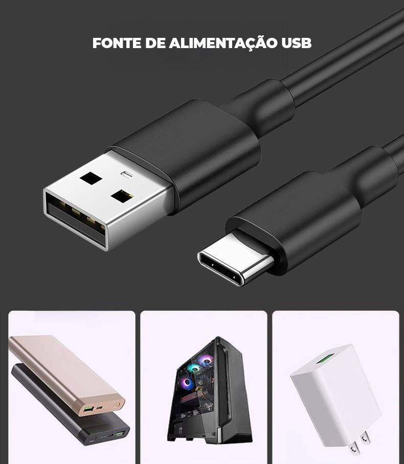 Bastão de Luz de LED RGB Recarregável com Controle Remoto – Super Brilho e Múltiplos Modos