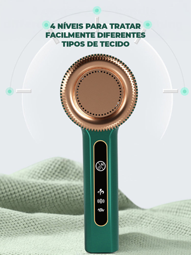 Removedor de Pelos e Bolinhas Recarregável – Aparador Elétrico para Roupas e Tecidos