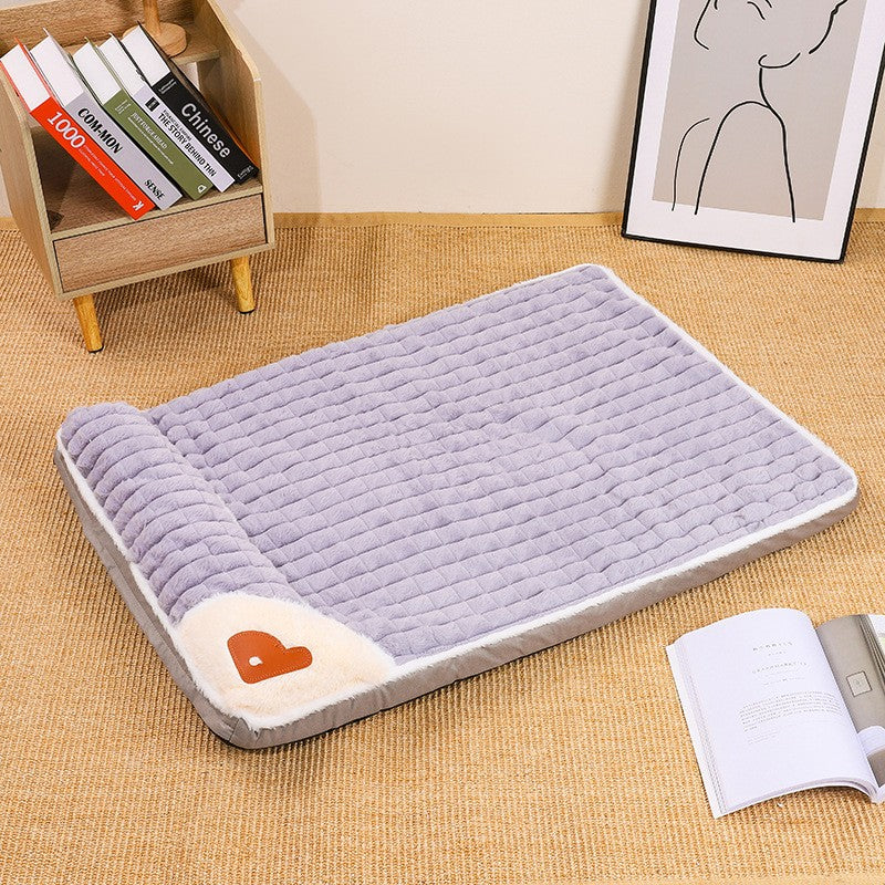Cama para Pet Grande Inverno Quente – Colchão Pet Removível e Lavável