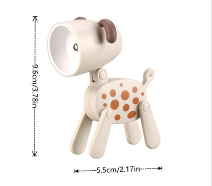 Mini Luminária LED Dobrável Infantil – Cachorrinho/Veado, Luz Quente