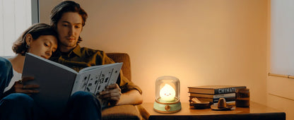 Vela LED Decorativa com Efeito Chama – Luz Noturna USB Regulável para Quarto e Cabeceira