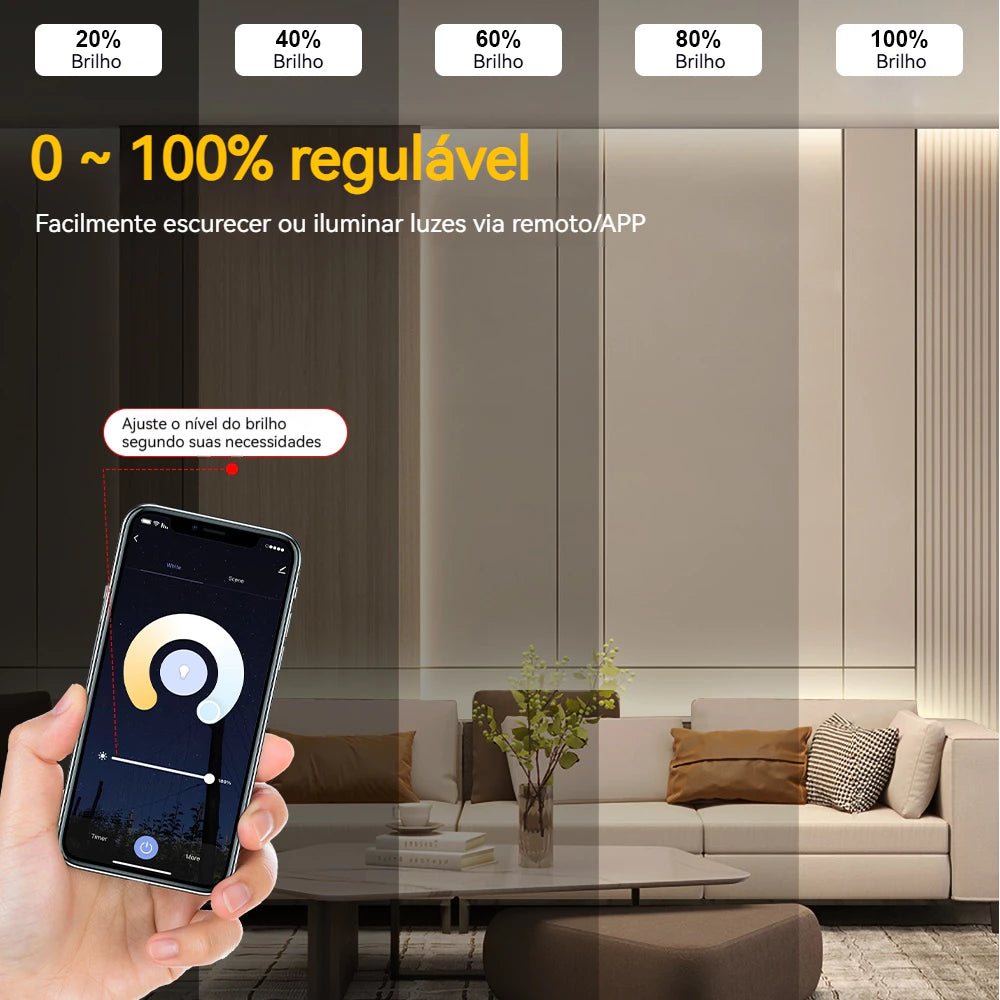 Fonte De Alimentação Regulável Tuya Zigbee 200W/300W DC 24V | Transformador LED Driver Para Iluminação