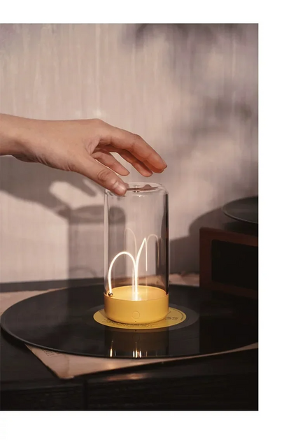 Luminária Filamento Magnética Moderna Luxo Minimalista Sem Fio