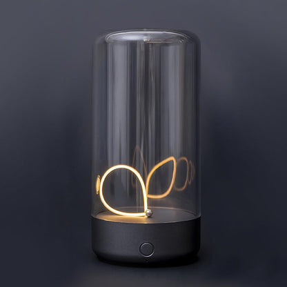 Luminária Filamento Magnética Moderna Luxo Minimalista Sem Fio