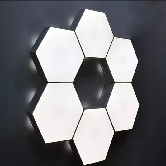 Luminária de Parede LED Hexagonal Sensível ao Toque