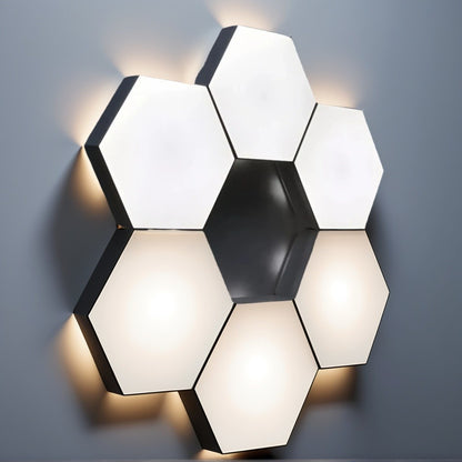 Luminária de Parede LED Hexagonal Sensível ao Toque
