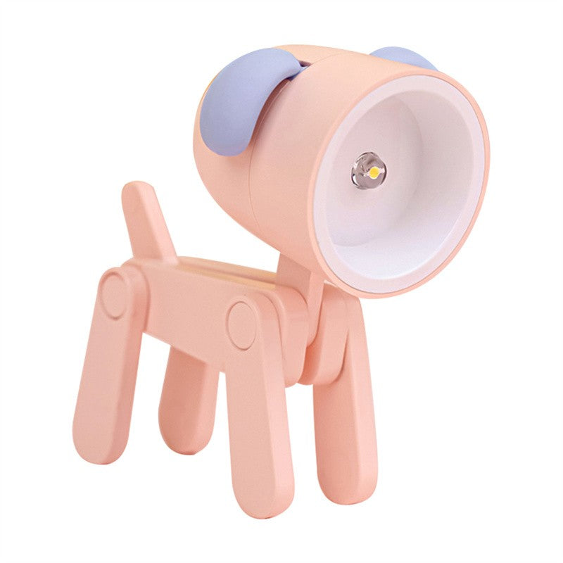 Mini Luminária LED Dobrável Infantil – Cachorrinho/Veado, Luz Quente
