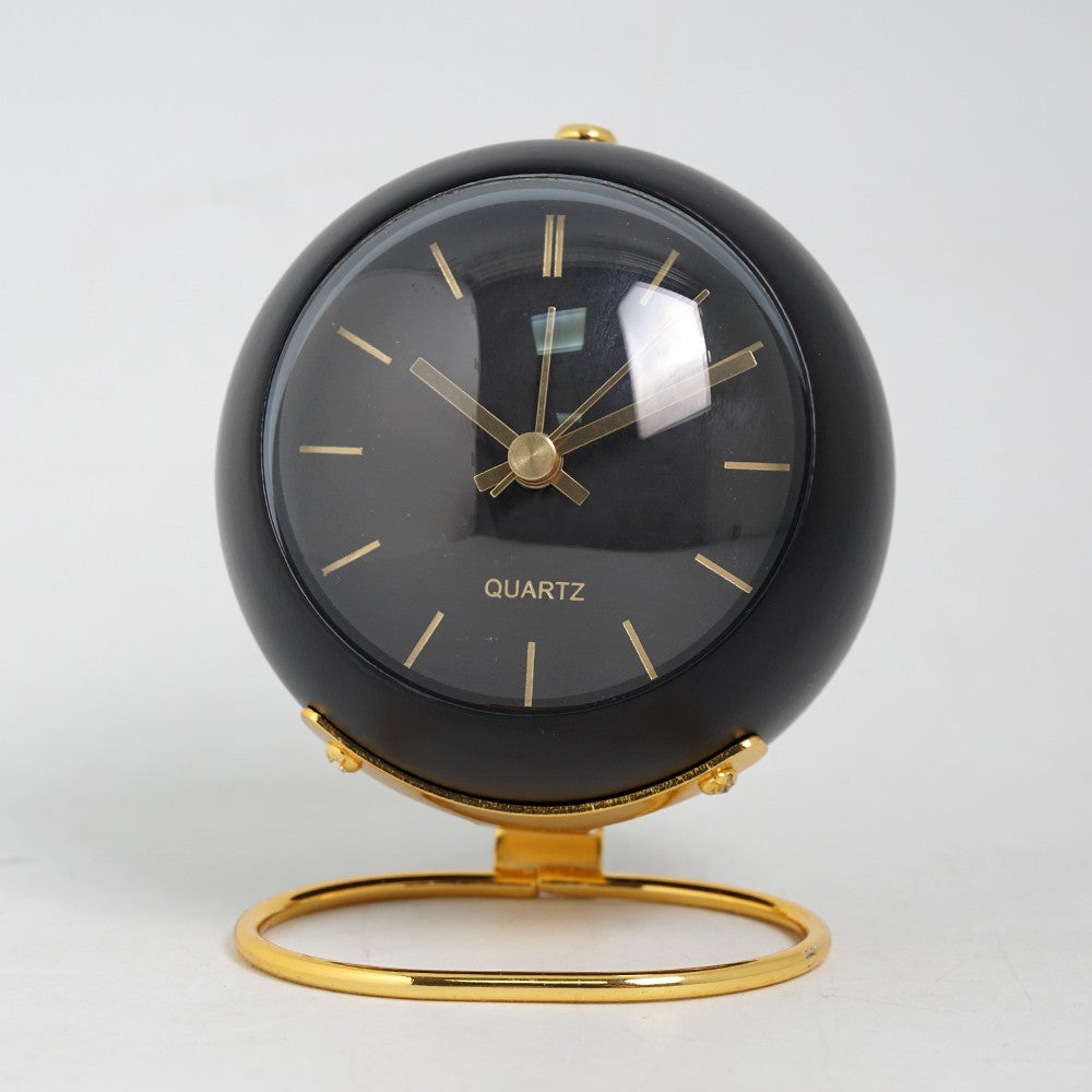 Relógio Despertador de Mesa Nórdico Minimalista com Ponteiro Luminoso Silencioso