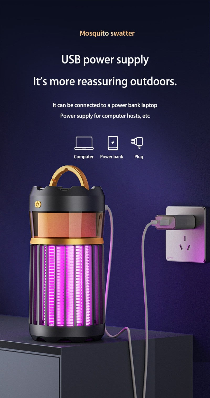 Xiaomi Mijia Mosquiteiro Elétrico Portátil com Luz Noturna e Recarga USB