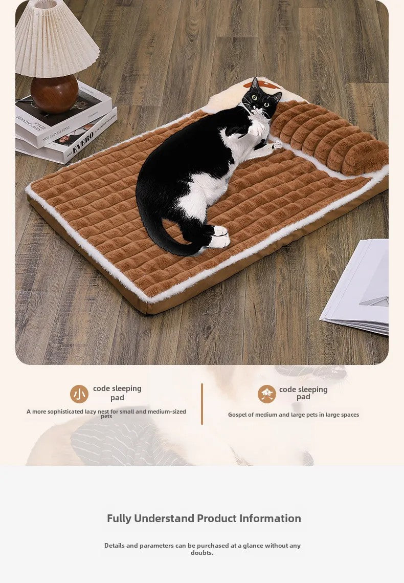 Cama para Pet Grande Inverno Quente – Colchão Pet Removível e Lavável