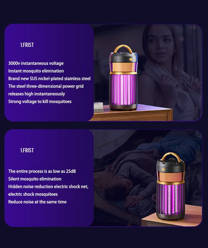 Xiaomi Mijia Mosquiteiro Elétrico Portátil com Luz Noturna e Recarga USB