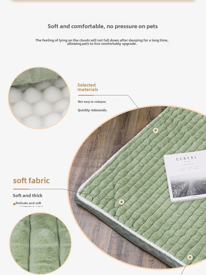 Cama para Pet Grande Inverno Quente – Colchão Pet Removível e Lavável