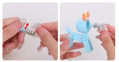 Mini Luminária LED Dobrável Infantil – Cachorrinho/Veado, Luz Quente